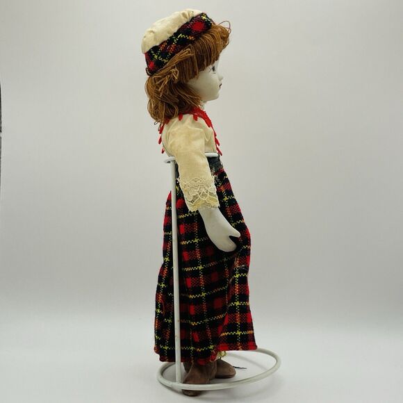 Vintage Scottish International 9” Porcelain Doll With Bendable Limbs - Picture 2 of 8